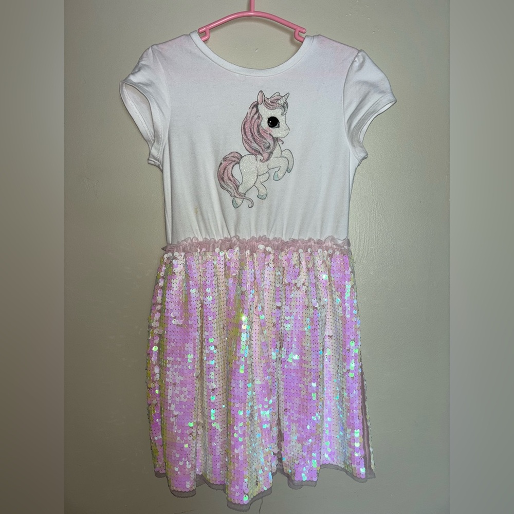 H&M Sequin Unicorn dress